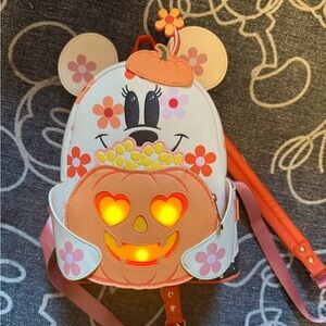 Minnie Flower Ghost Loungefly (Lights Up!)